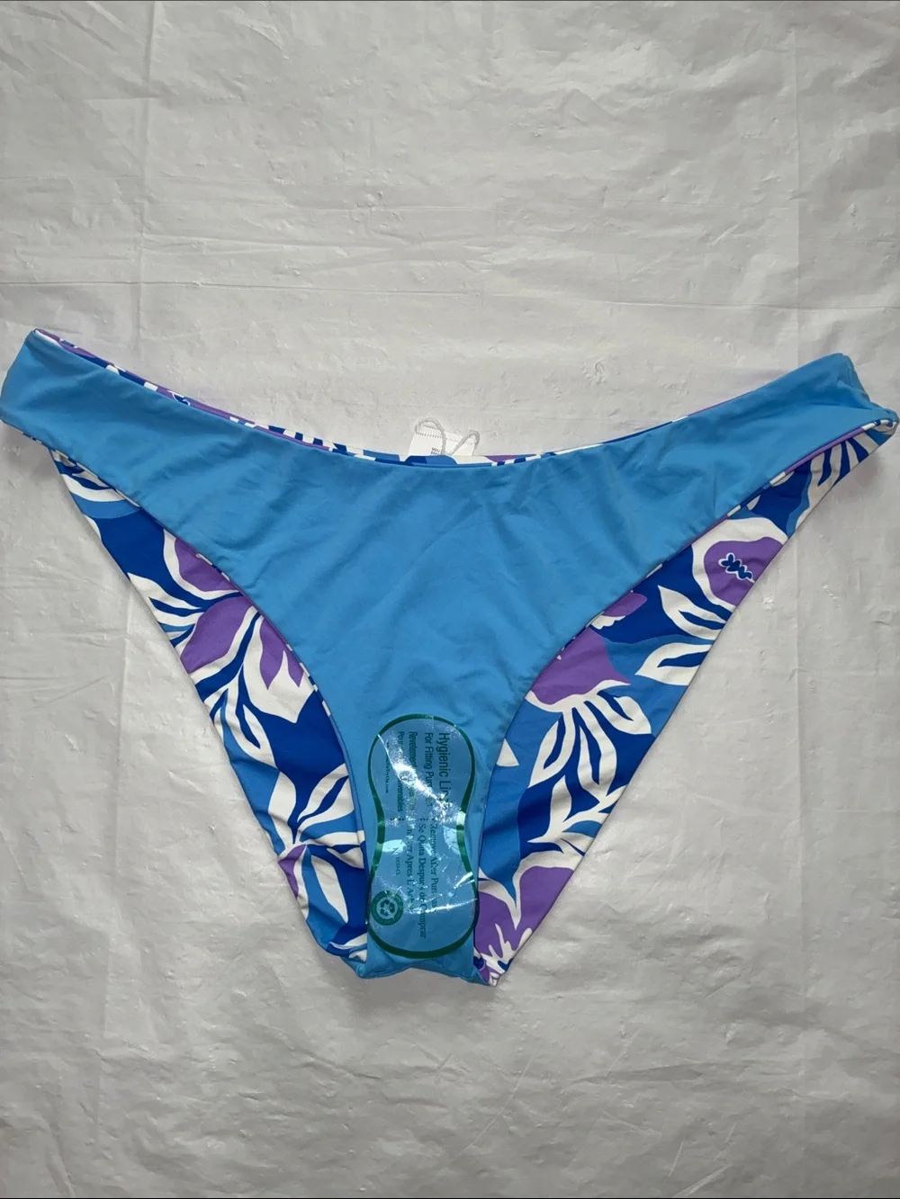 Roxy Blue & Purple Floral Bikini Set